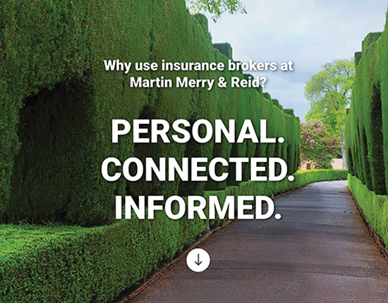 Martin Merry & Reid website redesign