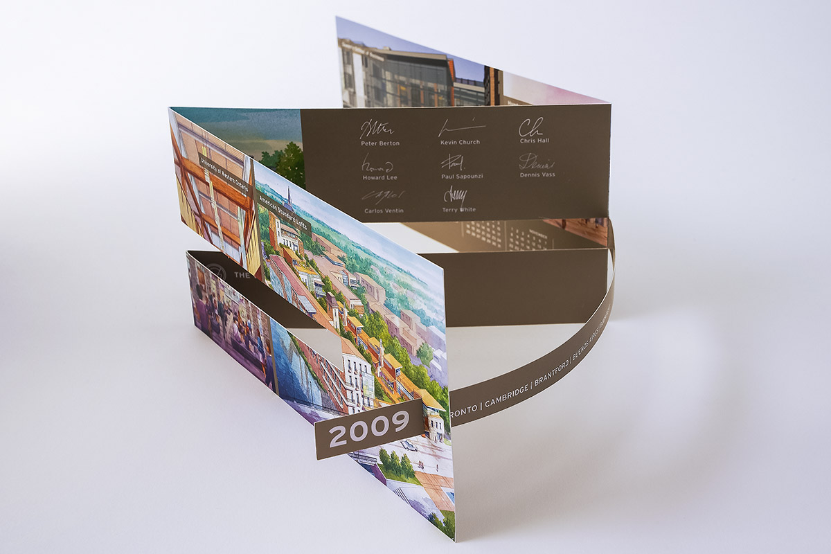 Popup holiday greeting and 2009 calendar