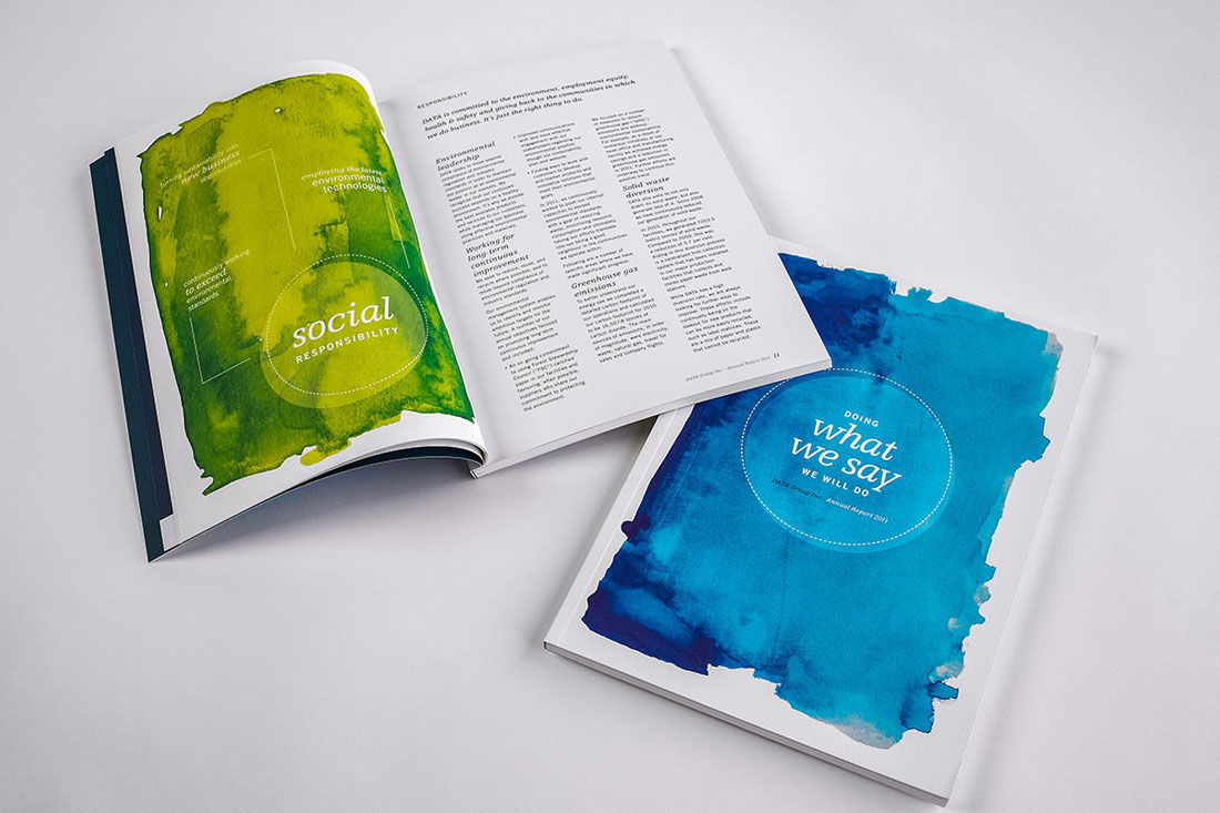 Annual Report 2011 cover and spread