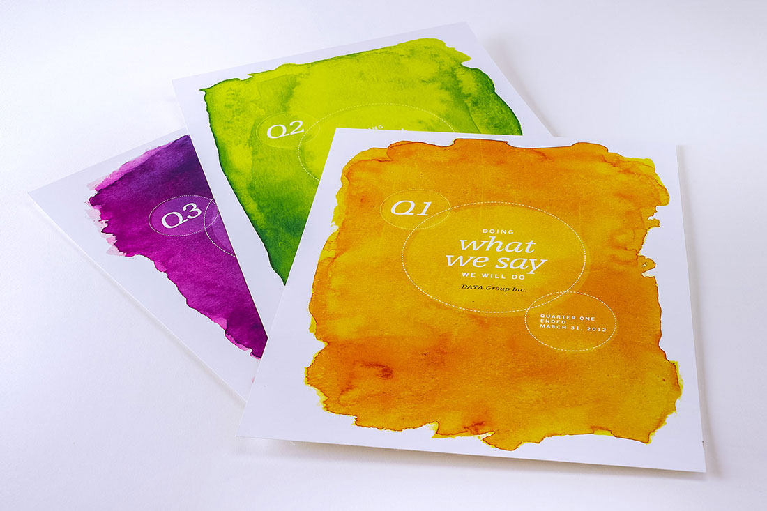 Quarterly report covers