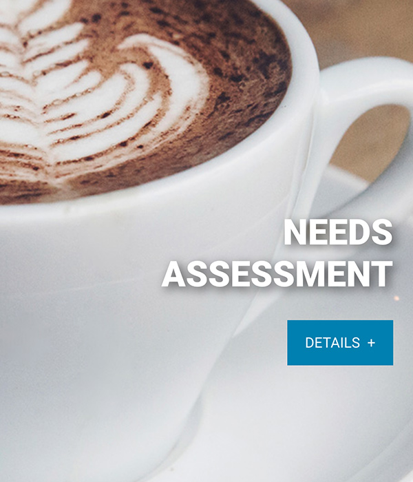 Close up of homepage on mobile featuring a specialty hot beverage